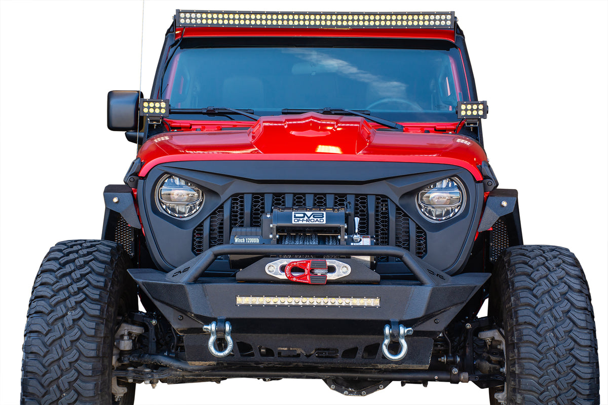 DV8 Offroad - Replacement Grill; Black - GRJL-01