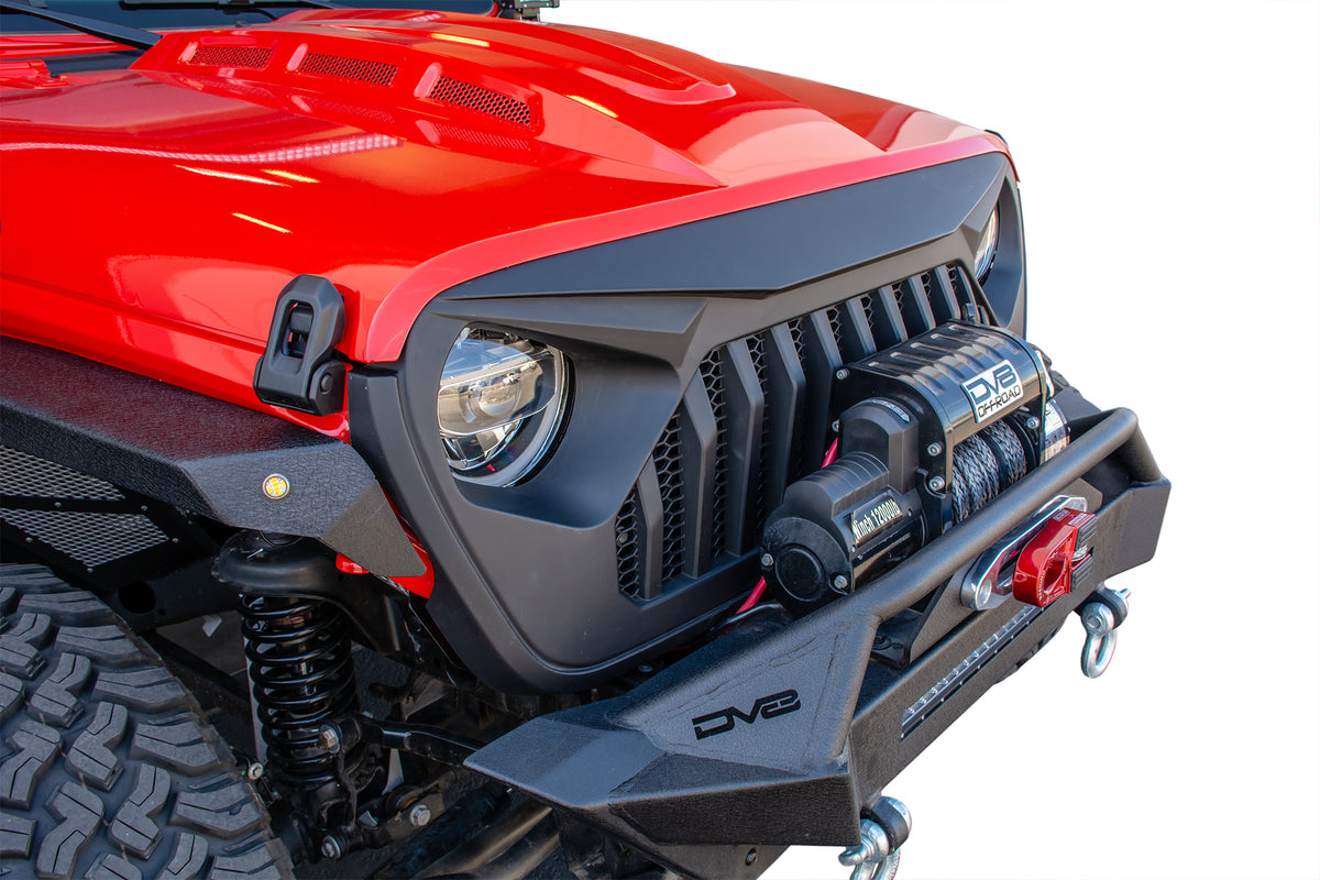 DV8 Offroad - Replacement Grill; Black - GRJL-01