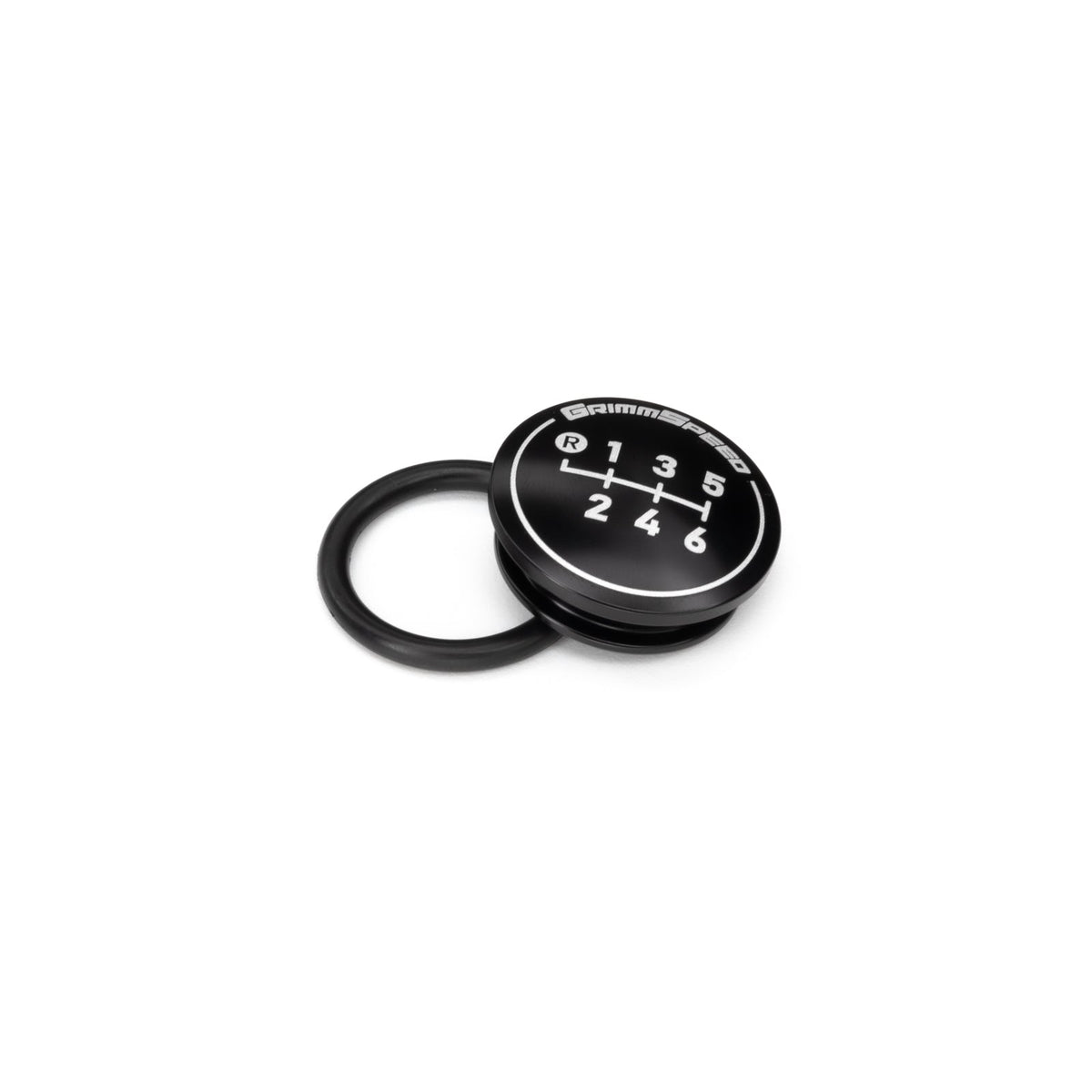 GrimmSpeed Swap-Top Weighted Piston Shift Knob - Stainless Steel - GRM1.1006.1.SS
