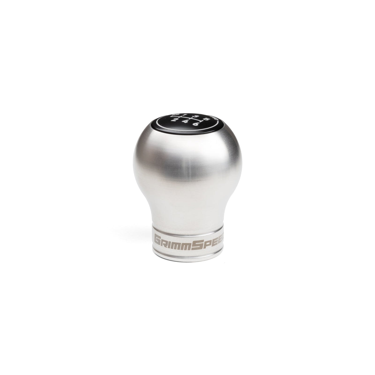 GrimmSpeed Swap-Top Weighted Bulb Shift Knob - Stainless Steel - GRM1.1007.1.SS