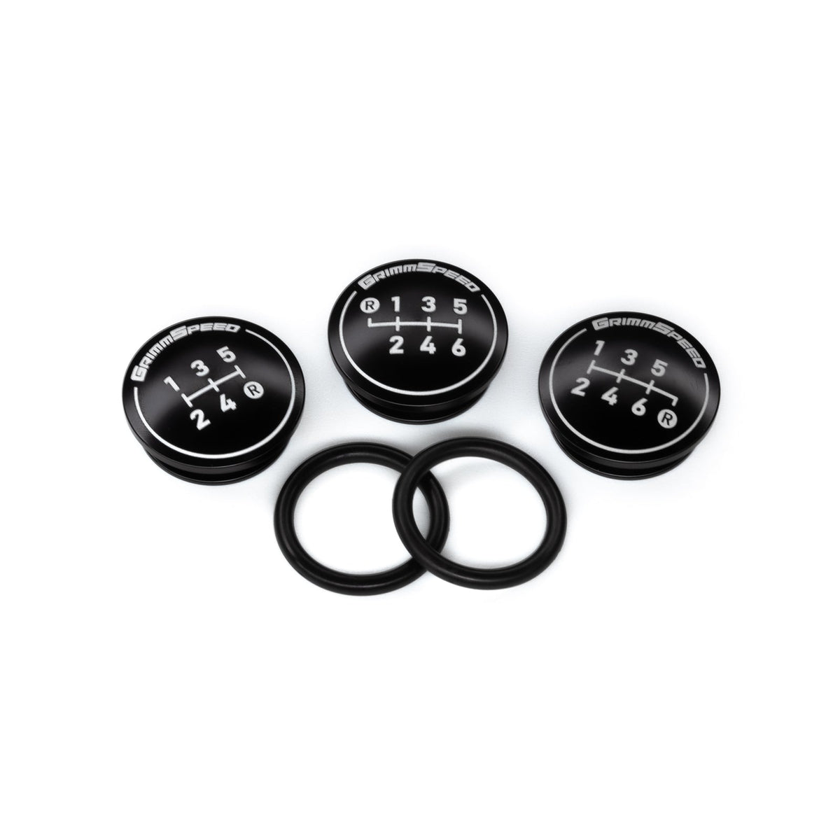 GrimmSpeed Swap-Top Weighted Bulb Shift Knob - Stainless Steel - GRM1.1007.1.SS