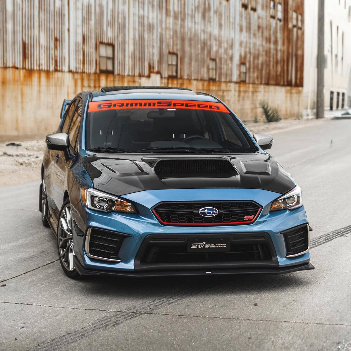 GrimmSpeed Windshield Banner - Red - GRM111042