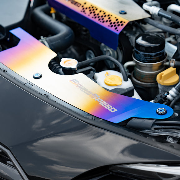 GrimmSpeed 2022+ Subaru WRX Radiator Shroud Kit - Titanium - 113090TI