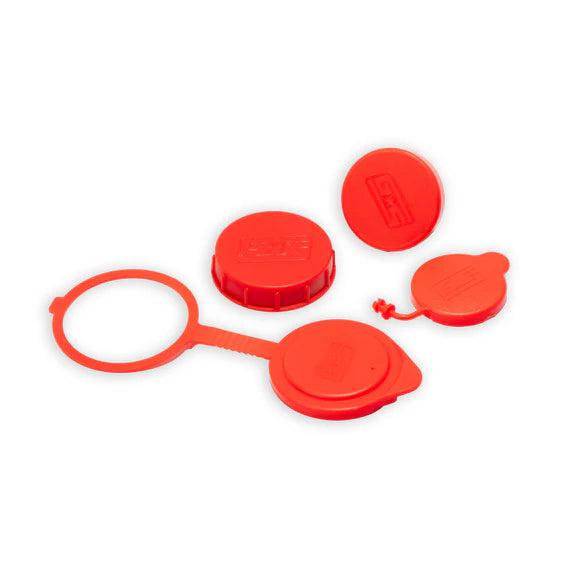 GrimmSpeed 13+ Subaru BRZ 22+ WRX Engine Bay Dress-Up Caps - 113121RED