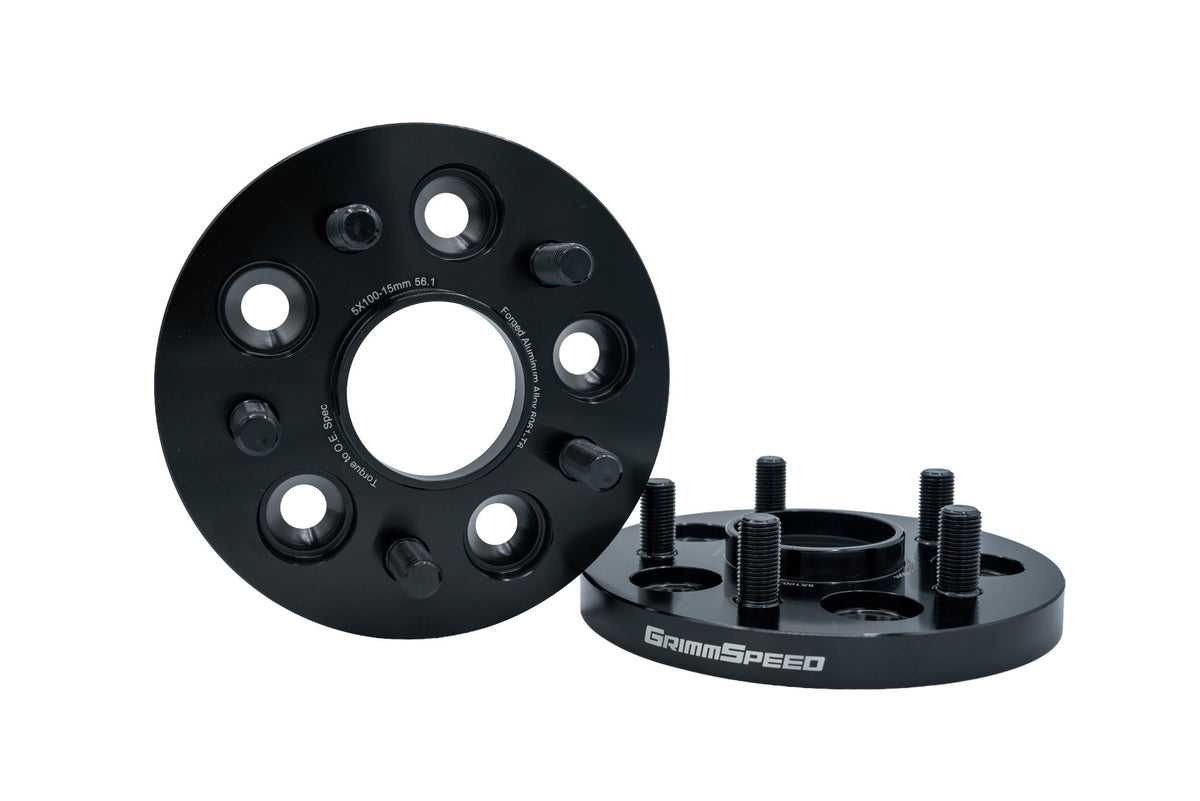 GrimmSpeed 02-14 Subaru WRX 5x100 25mm Wheel Spacer (Pair) - GRM.1188.3.0