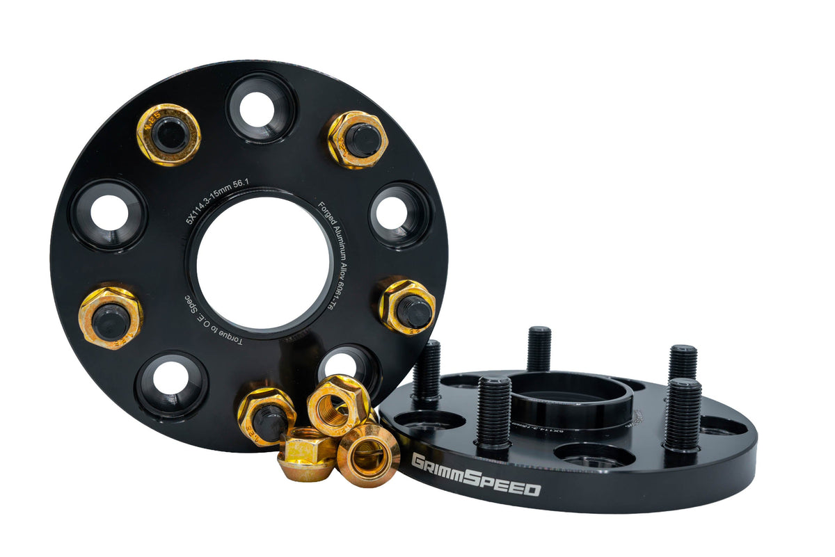 GrimmSpeed 05-21 Subaru STI / 15-26 Subaru WRX 5x114.3 25mm Wheel Spacer (Pair) - GRM.1187.3.0