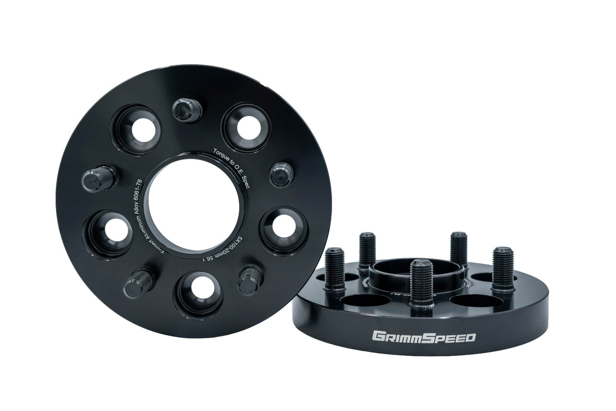 GrimmSpeed 02-14 Subaru WRX 5x100 25mm Wheel Spacer (Pair) - GRM.1188.3.0