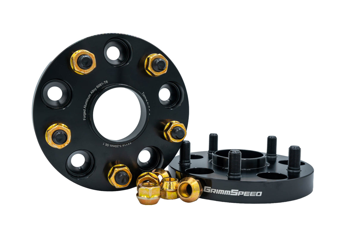 GrimmSpeed 05-21 Subaru STI / 15-26 Subaru WRX 5x114.3 25mm Wheel Spacer (Pair) - GRM.1187.3.0