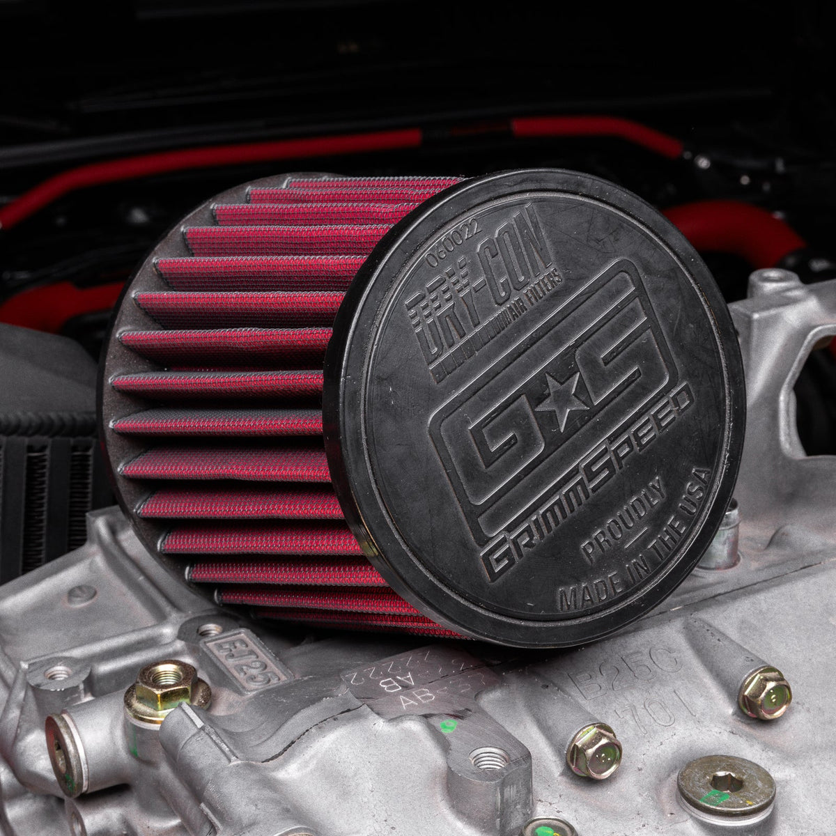 GrimmSpeed Universal Dry-Con 3in. Inlet Cone Air Filter - GRM125022