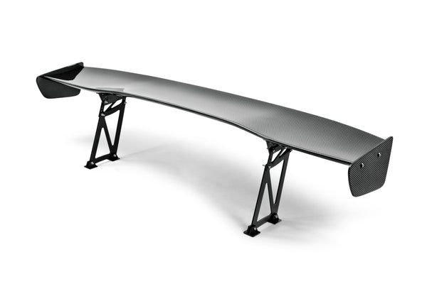 Seibon Universal (70.5in Wide) GT Carbon Fiber Rear Spoiler - GTWING-180