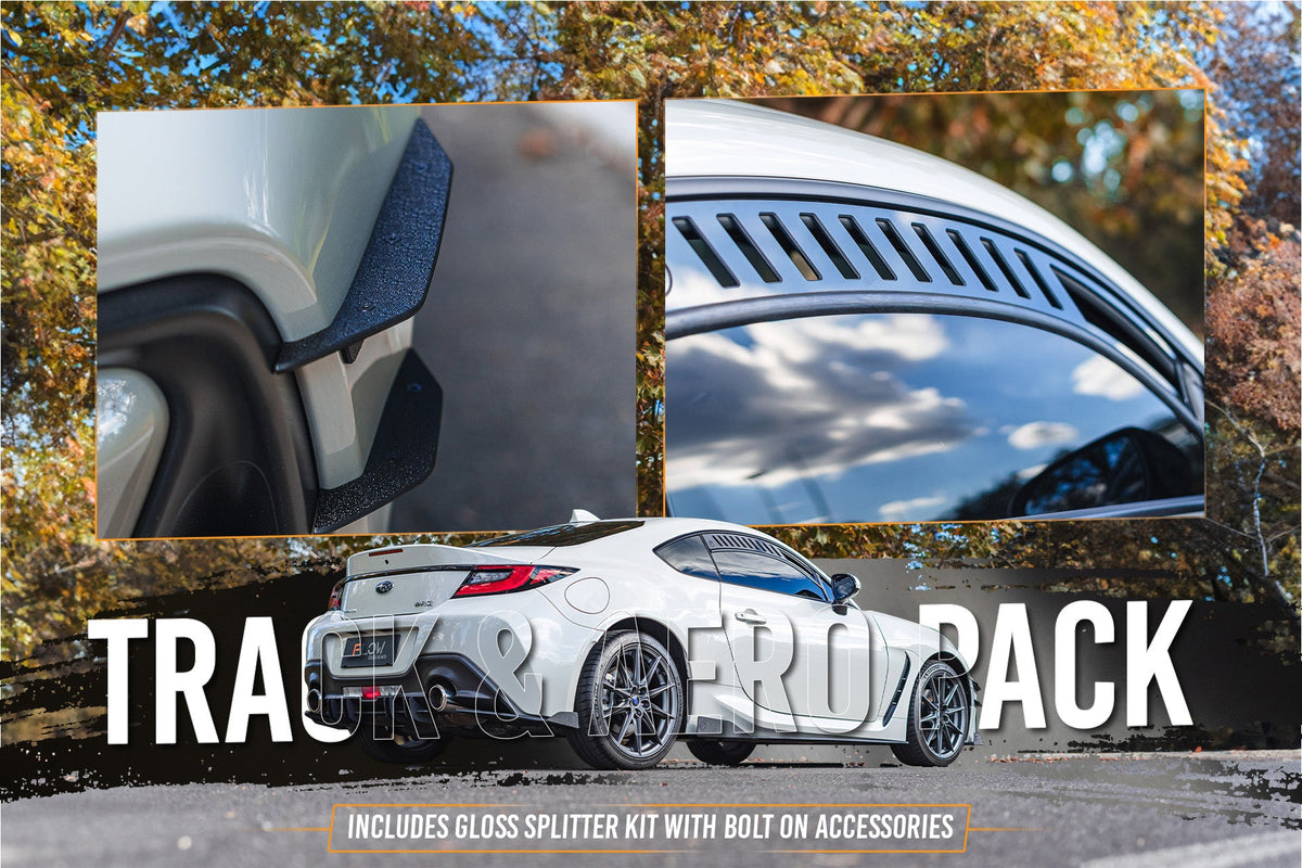 Flow Designs - ZD8 BRZ Full Lip Splitter Set (GLOSS BLACK)
