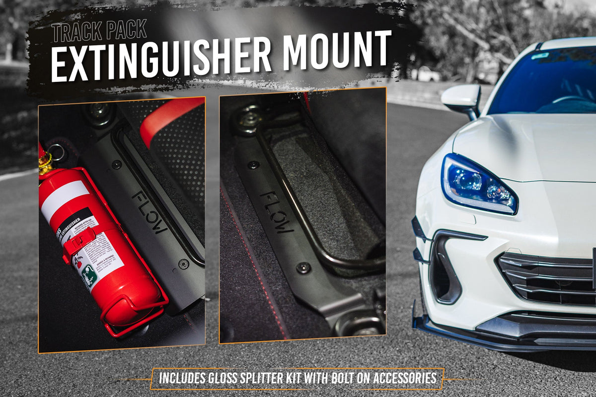 Flow Designs - ZD8 BRZ Full Lip Splitter Set (GLOSS BLACK)