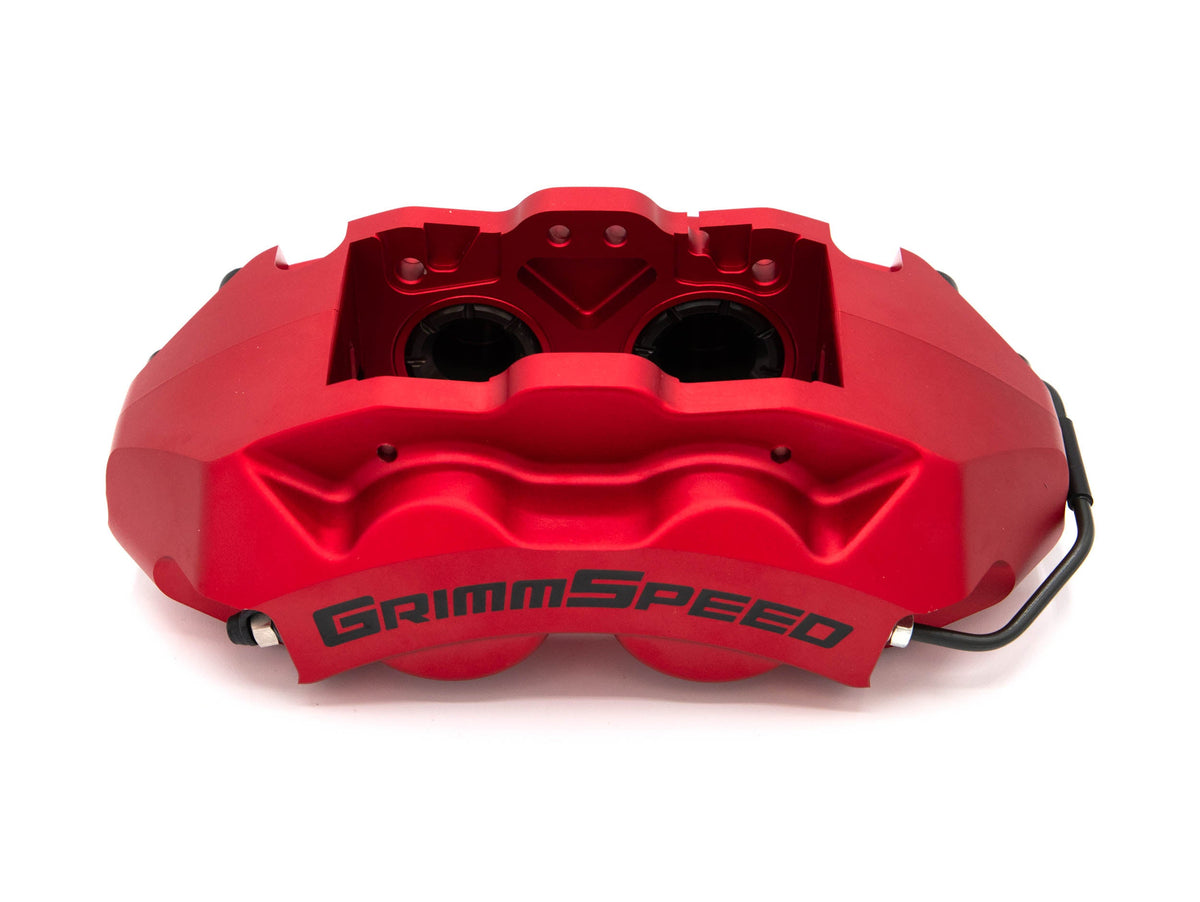 GrimmSpeed 13-26 BRZ GR86 Grey 4-Piston Brake Caliper Kit 326mm Rotor - GRM.1171.1.GRY