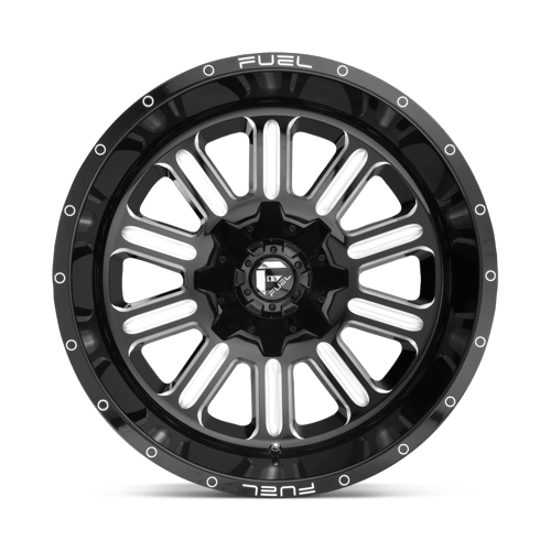 Fuel Off-Road D620 20X9 Gloss Black Milled 6x132/5.5 +19mm