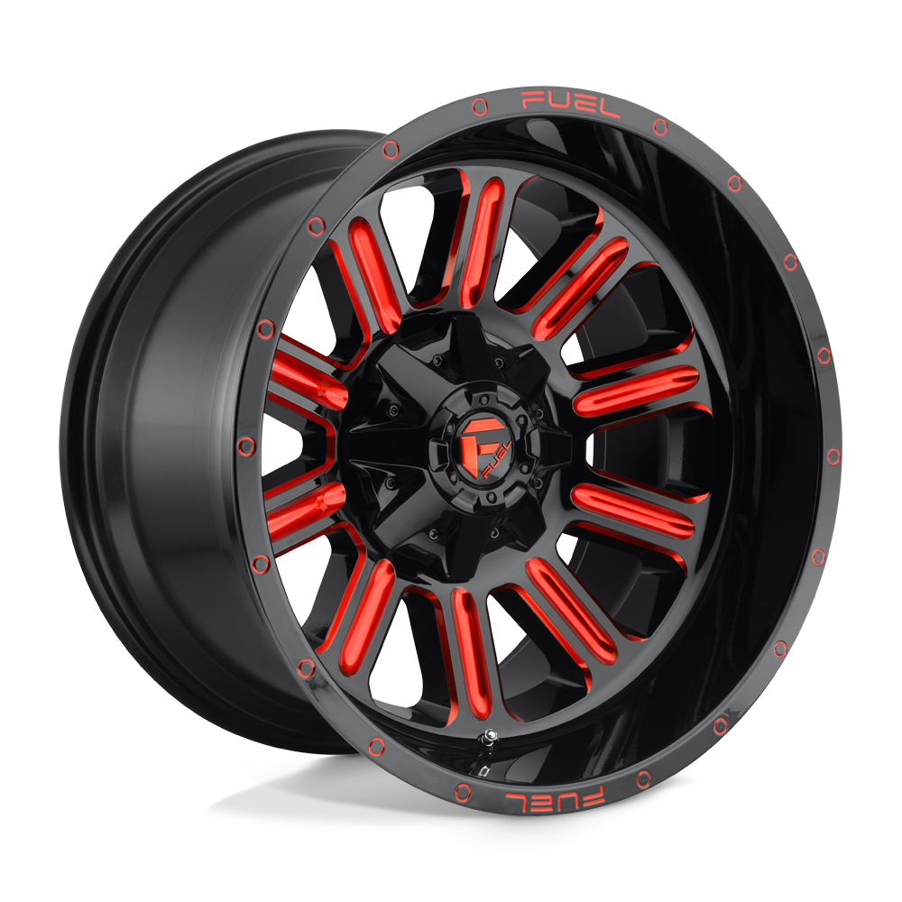 Fuel Off-Road D621 20X10 Gloss Black W/ Red Tint 6x135/5.5 -19mm