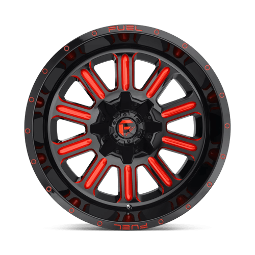 Fuel Off-Road D621 20X12 Gloss Black W/ Red Tint 8x170 -44mm