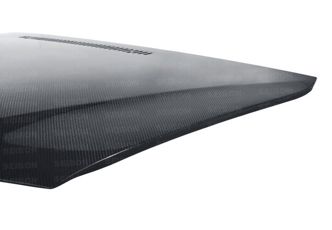 Seibon 02-05 BMW 3 Series 4dr E46 (Manuf Date 7/02-7/06 Models Only) OEM-Style Carbon Fiber Hood - HD0205BMWE464D-OE