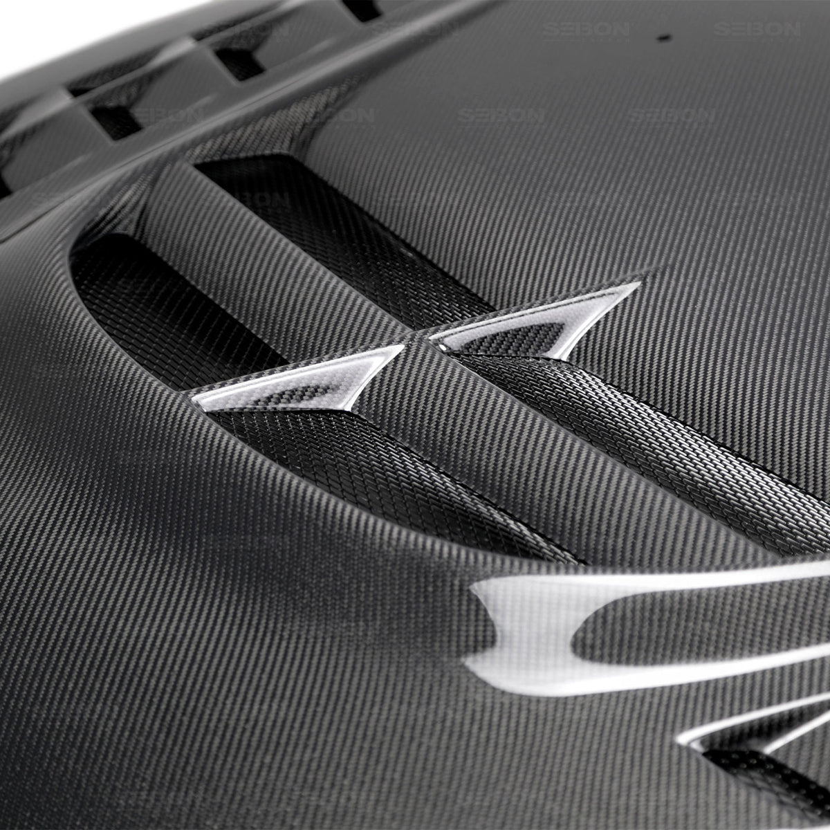 Seibon 03-07 Mitsubishi Evo 8 & 9 CW II Carbon Fiber Hood - HD0305MITEVO8-CWII