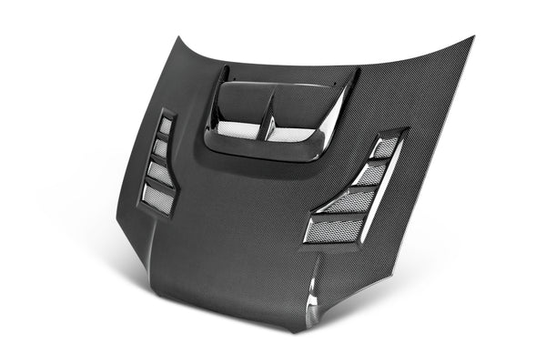Seibon 04-05 Subaru WRX/STi CW Carbon Fiber Hood - HD0405SBIMP-CW