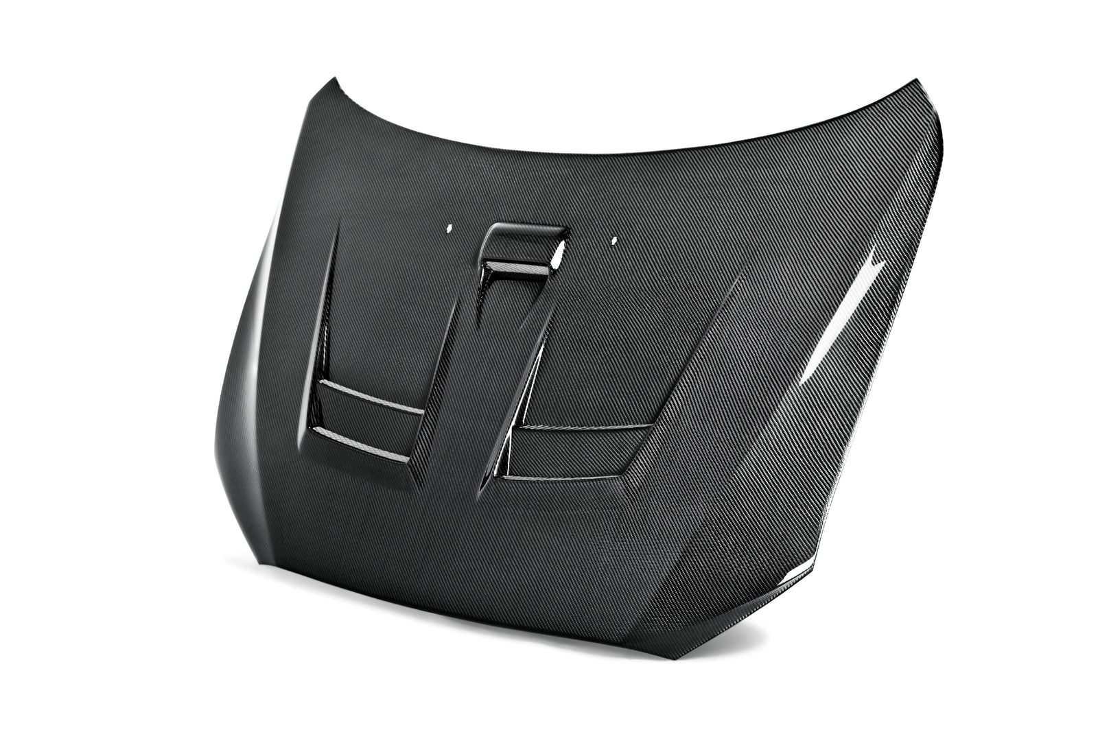 Seibon 08-12 Mitsubishi Lancer Evo X DV-Style Carbon Fiber Hood - HD0809MITEVOX-DV