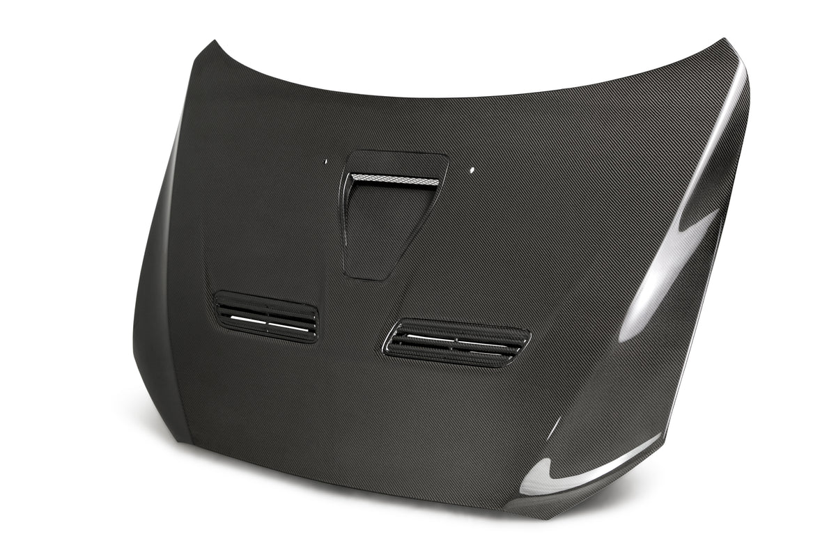 Seibon 08-12 Mitsubishi Evo X OEM style Carbon Fiber Hood - HD0809MITEVOX-OE