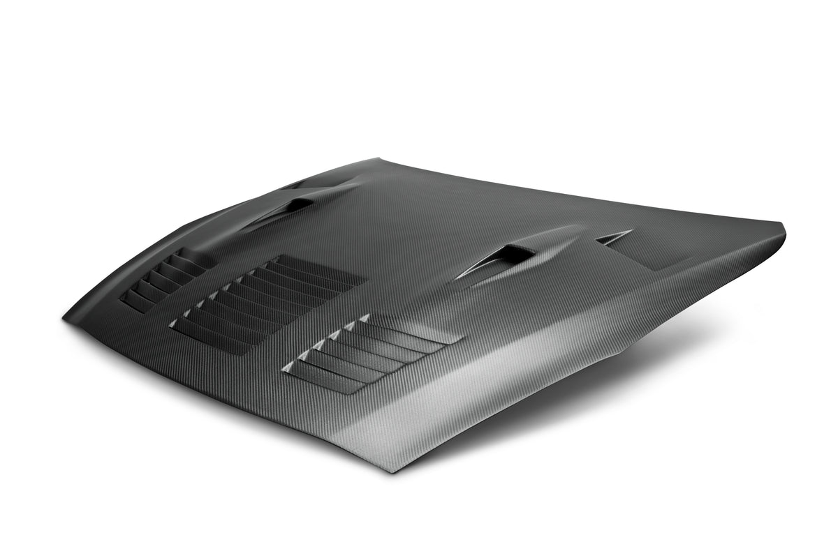 Seibon 09-15 Nissan GTR R35 GTII Dry Carbon Hood - HD0910NSGTR-GTII-DRY