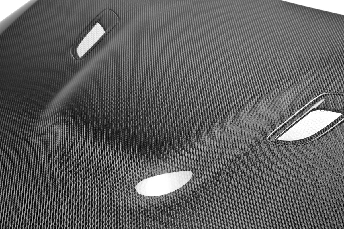 Seibon 10-12 BMW E92 2DR LCI BM Style Carbon Fiber Hood - HD1112BMWE922D-BM