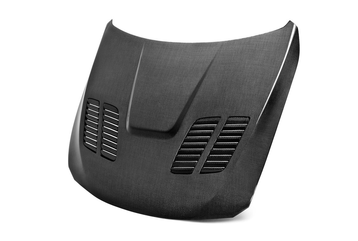 Seibon 12-13 BMW F30 GTR-Style Carbon Fiber Hood - HD1213BMWF30-GTR