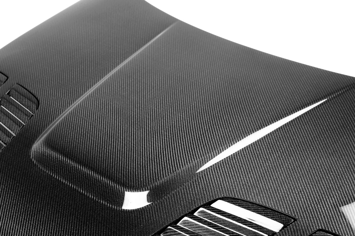 Seibon 12-13 BMW F30 GTR-Style Carbon Fiber Hood - HD1213BMWF30-GTR