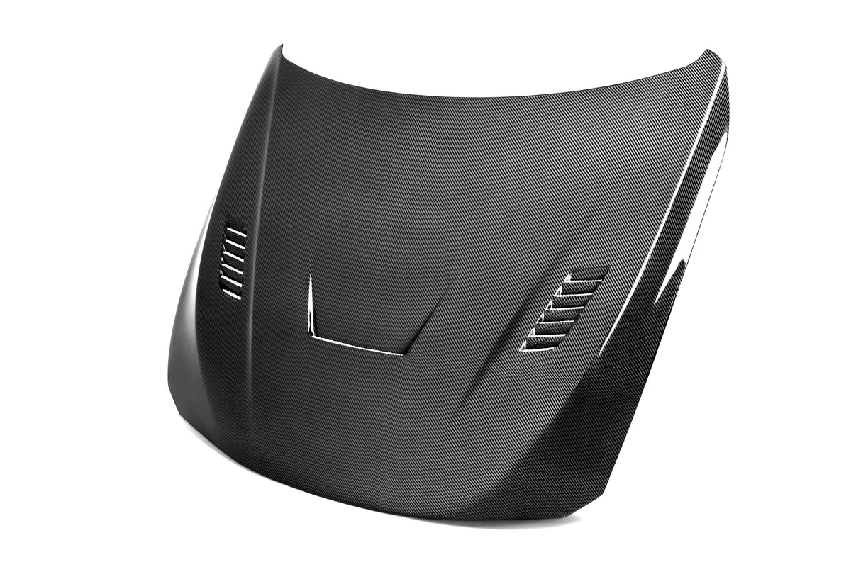 Seibon 12-14 BMW F30 / F32 VR-Style Carbon Fiber Hood - HD1213BMWF30-VR