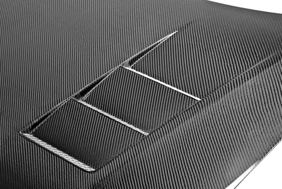 Seibon 12-13 Honda Civic 2dr TS-Style Carbon Fiber Hood - HD1213HDCV2D-TS