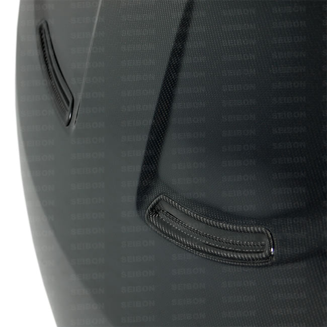 Seibon 12-13 Hyundai Veloster 2 Door Hatchback OEM Carbon Fiber Hood - HD1213HYVEL-OE
