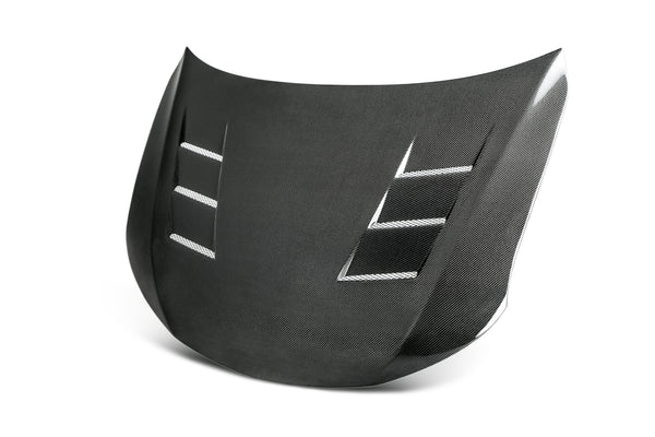 Seibon 2014 Scion TC OEM Carbon Fiber Hood - TS Style - HD14SCNTC-TS