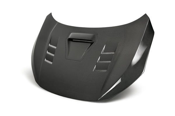 Seibon 17-18 Honda Civic Type-R TS-Style Carbon Fiber Hood - HD17HDCVR-TS