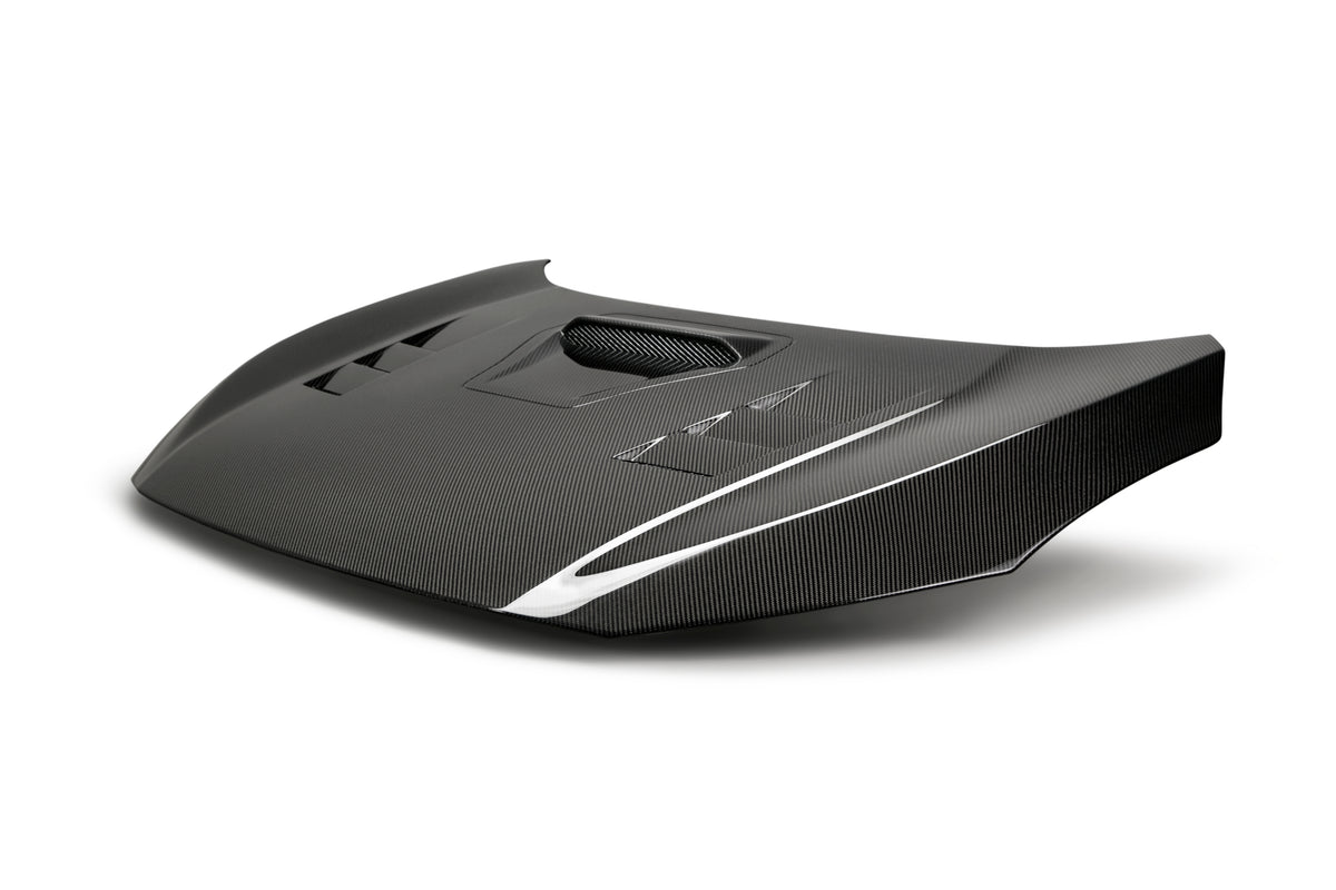 Seibon 17-18 Honda Civic Type-R TS-Style Carbon Fiber Hood - HD17HDCVR-TS
