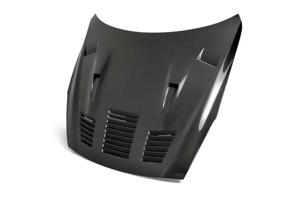 Seibon 2017-2018 Nissan GTR R35 GTII-Style Carbon Fiber Hood - HD17NSGTR-GTII