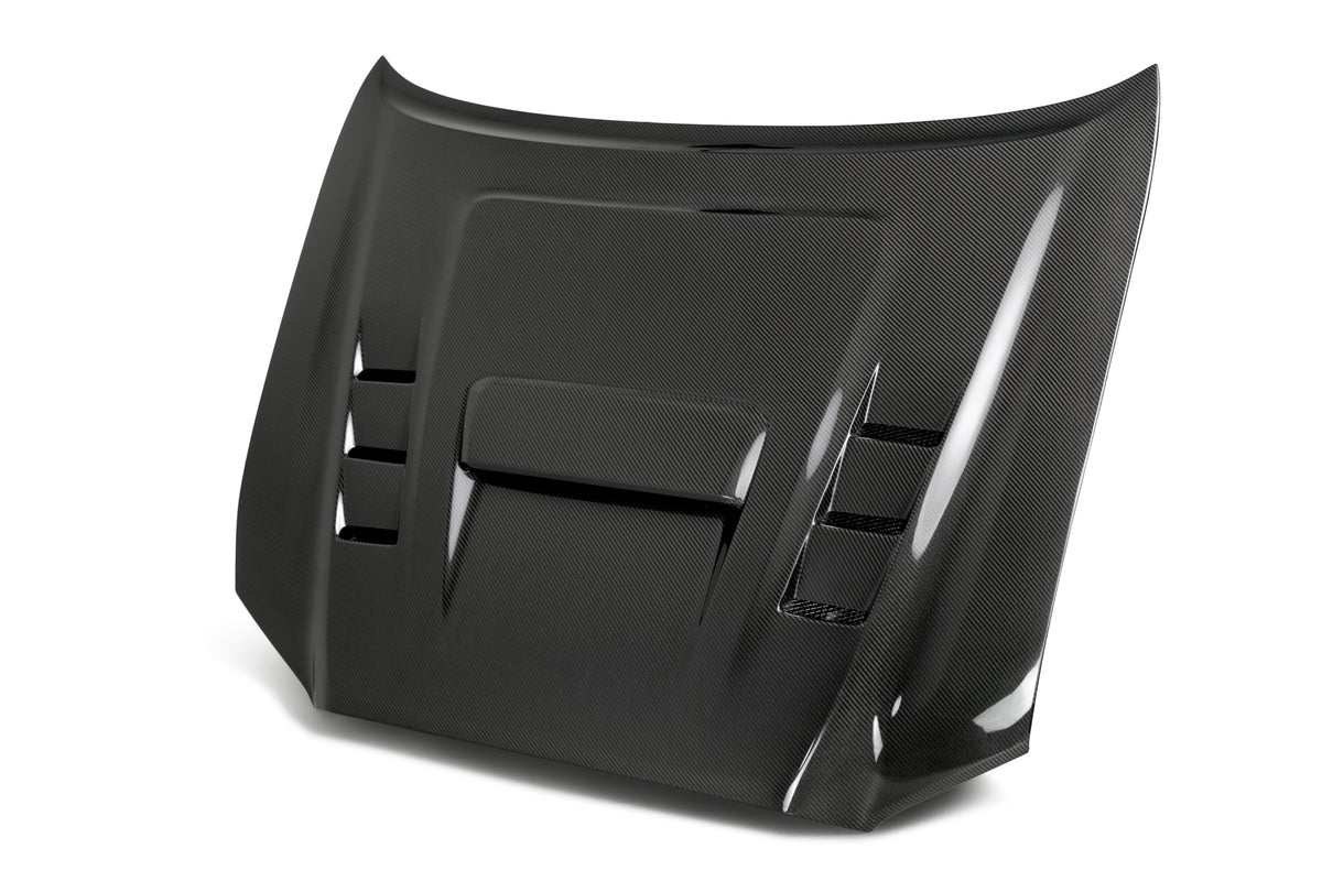 Seibon 2018+ Toyota Tacoma TS-Style Carbon Fiber Hood - HD18TYTA-TS