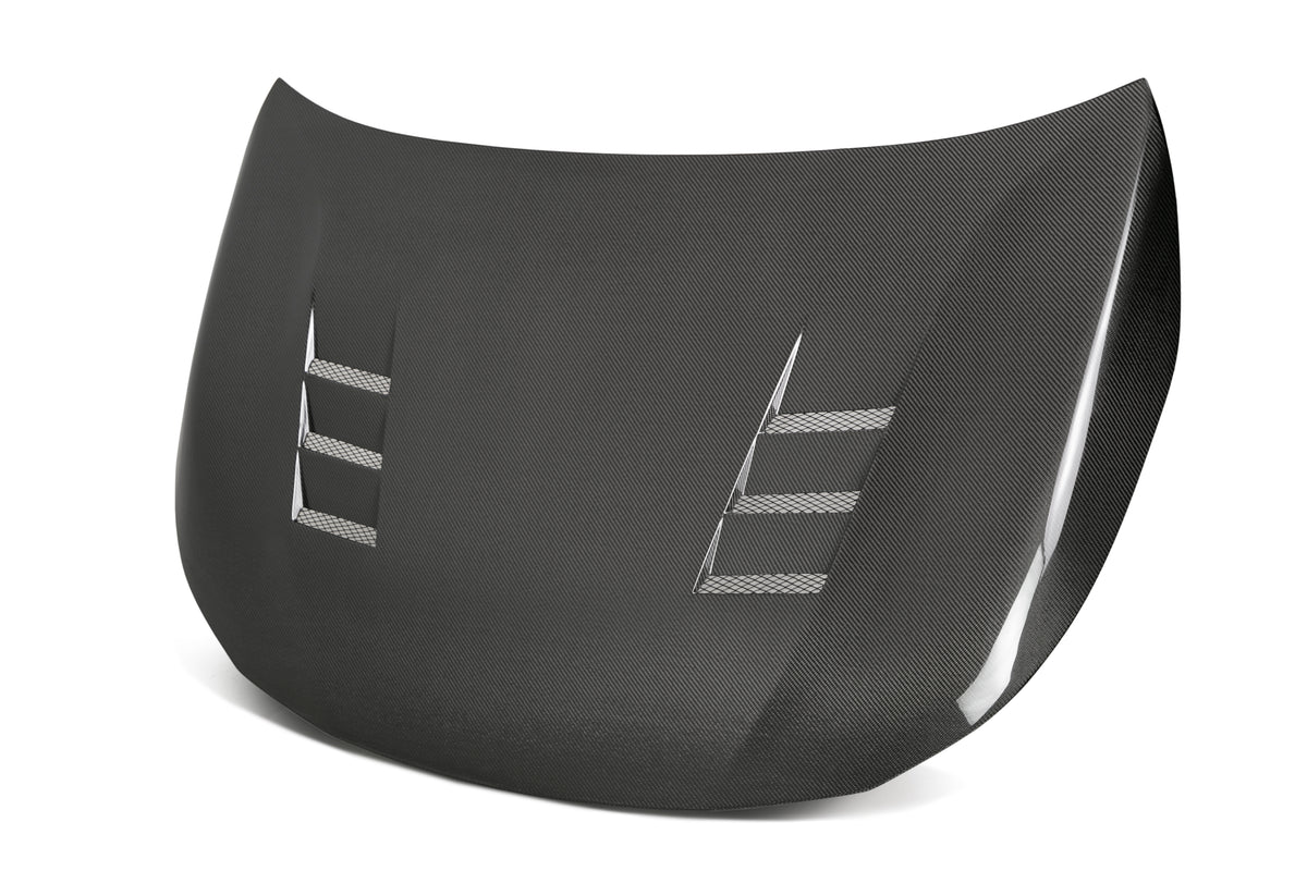 Seibon 19-20 Toyota Corolla Hatchback TS-Style Carbon Fiber Hood - HD19TYCOR-TS