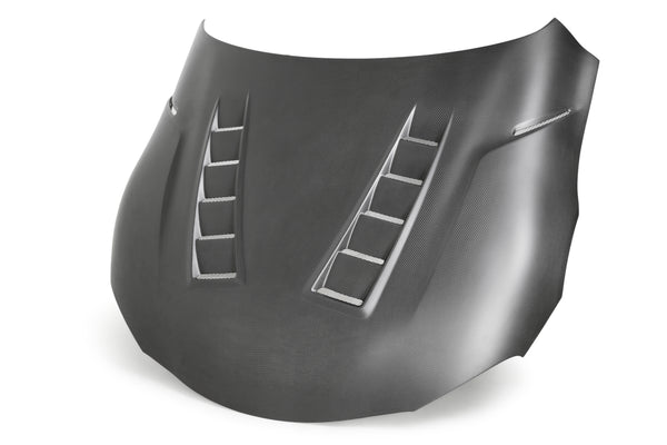 Seibon 2020 Toyota GR Supra TS-Style Dry Carbon Fiber Hood - HD20TYSUP-TS-DRY