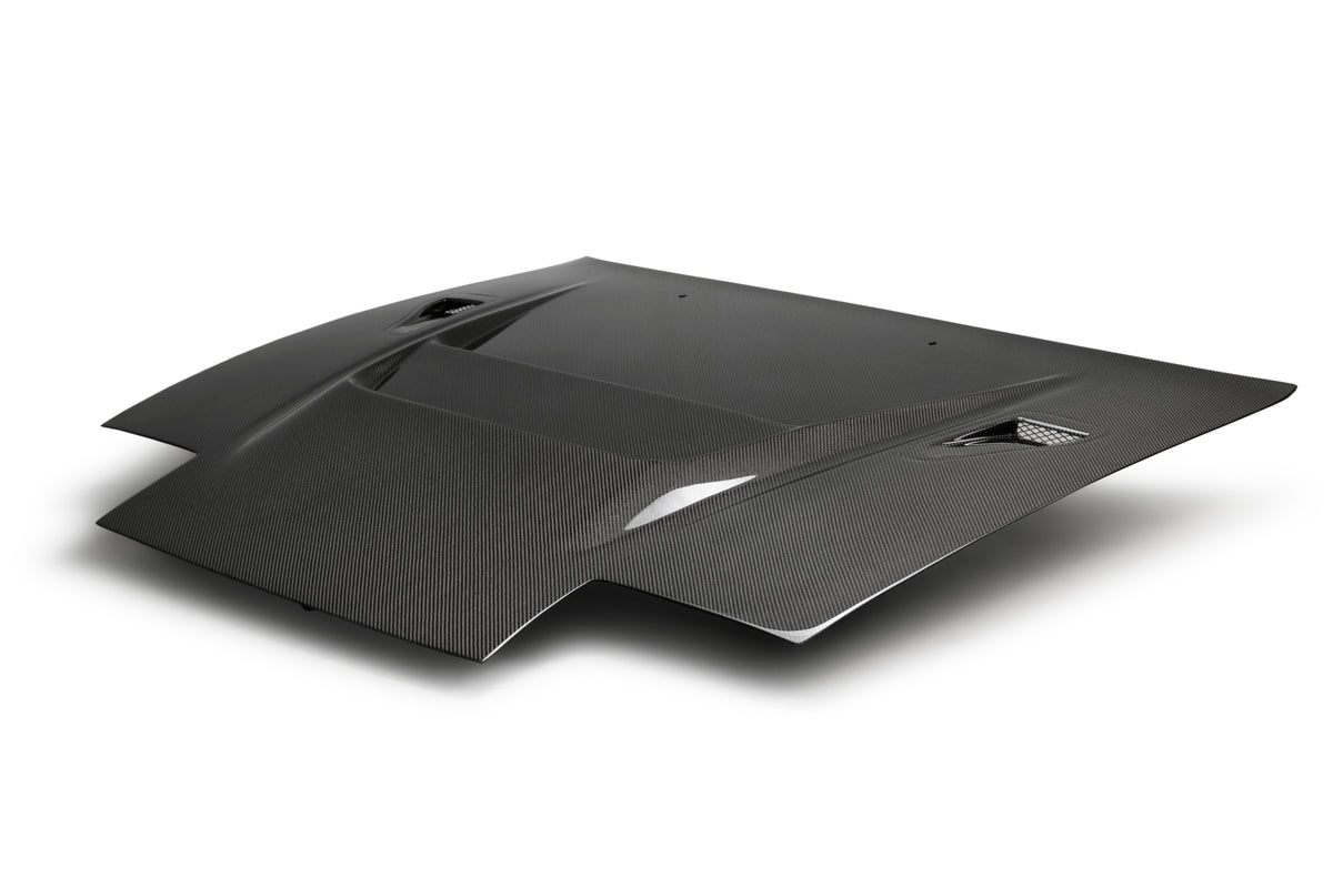 Seibon 89-94 Nissan 180SX/240SX DVII Carbon Fiber Hood - HD8994NS240-DVII