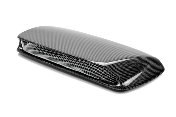Seibon 02-03 Subaru WRX STi Carbon Fiber Hood Scoop - Only Fits OEM Hoods (Not Seibon Hoods) - HDS0203SBIMP-STI