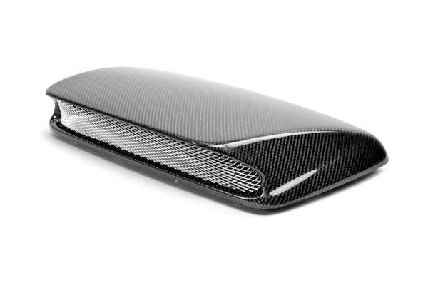 Seibon 04-05 Subaru WRX/STi STi Carbon Fiber Hood Scoop - Only Fits OEM Hoods (Not Seibon Hoods) - HDS0405SBIMP-STI