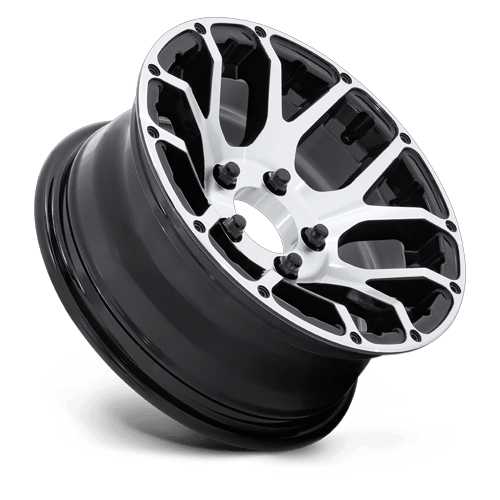 Helo - HE1825 15X6 6X5.5 +0 G-blk-mch (NO Cap)