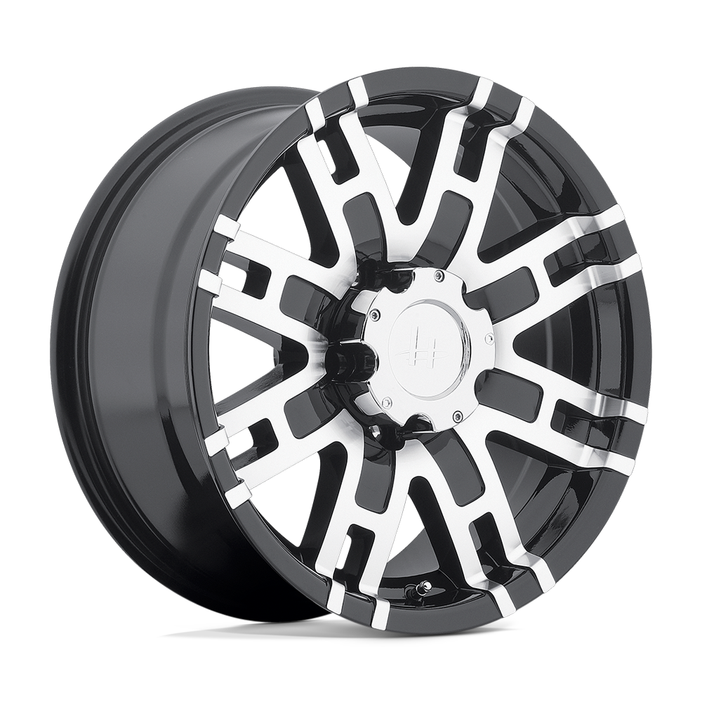 Helo - HE835 17X8 6X5.5 G-blk/mch 0MM