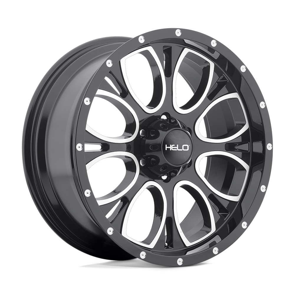 Helo - HE879 20X9 6X5.5 G-blk/mill +18MM