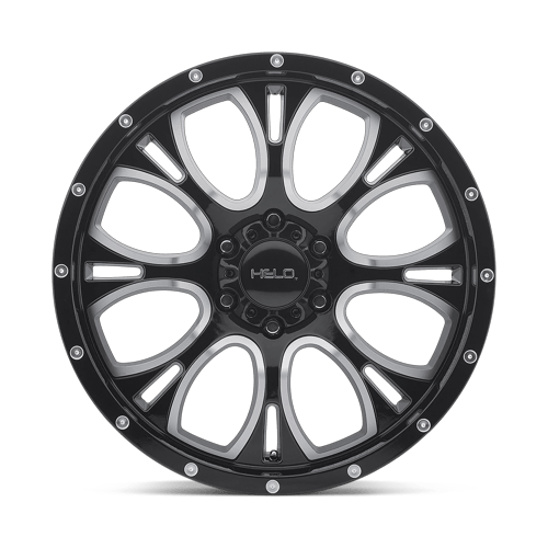 Helo - HE879 20X9 6X5.5 G-blk/mill +18MM