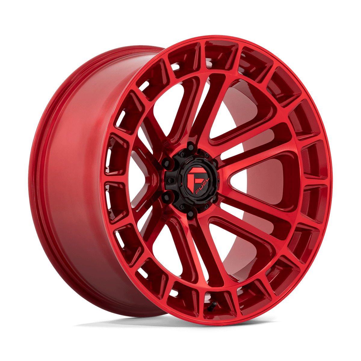 Fuel Off-Road D719 22X10 Candy Red Machined 6x139.7 -13mm