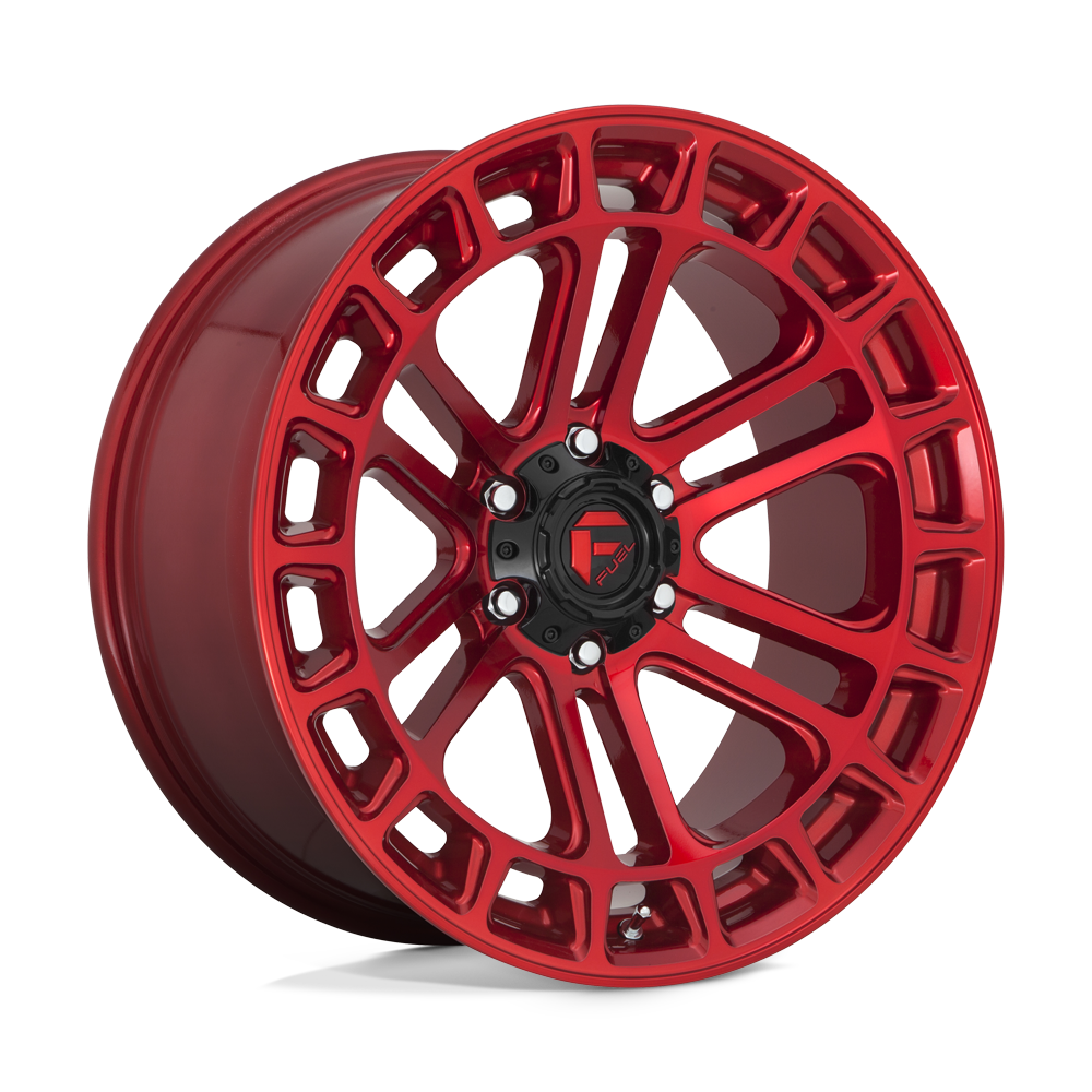 Fuel Off-Road D719 20X9 Candy Red Machined 6x135 +1mm