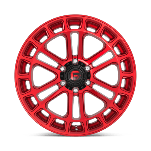 Fuel Off-Road D719 20X9 Candy Red Machined 6x135 +1mm