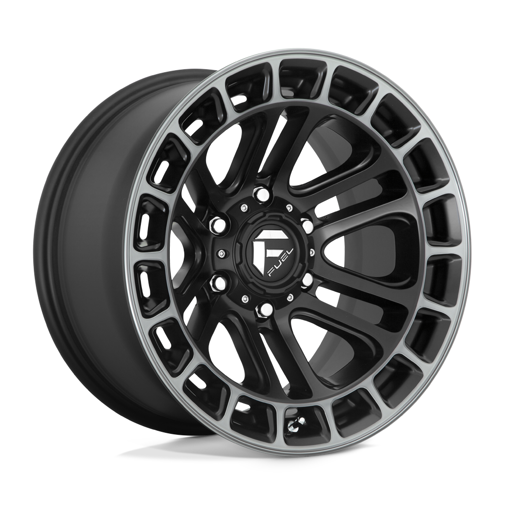 Fuel Off-Road D720 20X10 Matte Black Double Dark Tint Machined 6x135 -18mm